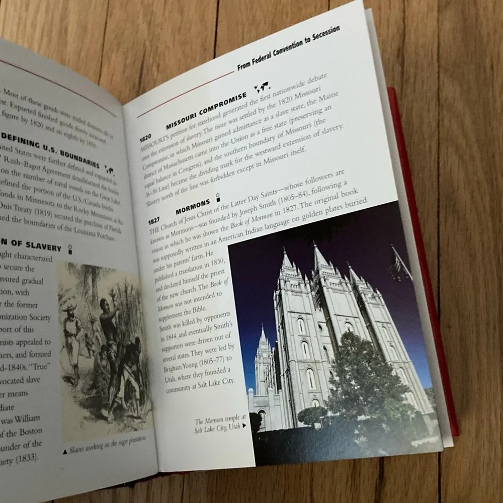 Vintage Book: A DEMPSEY PARR MICROPEDIA “American History” Copyright 1999